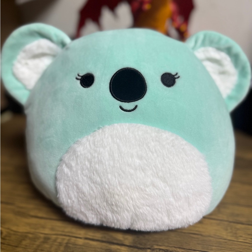 Squishmallows Mint Green and White Koala Plush